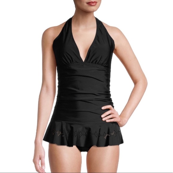 NICOLE Miller Perforated Detail Swimdress 🌺IN STORES🌺 - Picture 1 of 4